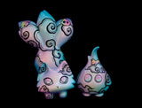 *AUCTION* Fluff Riot x Artiqfox Cotton Candy Clouds of a Unicorn Galaxy colorway - Khali and Spark-ling Set