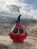 Spark-ling the fire wispling resin art toy 'scorched' Open Edition