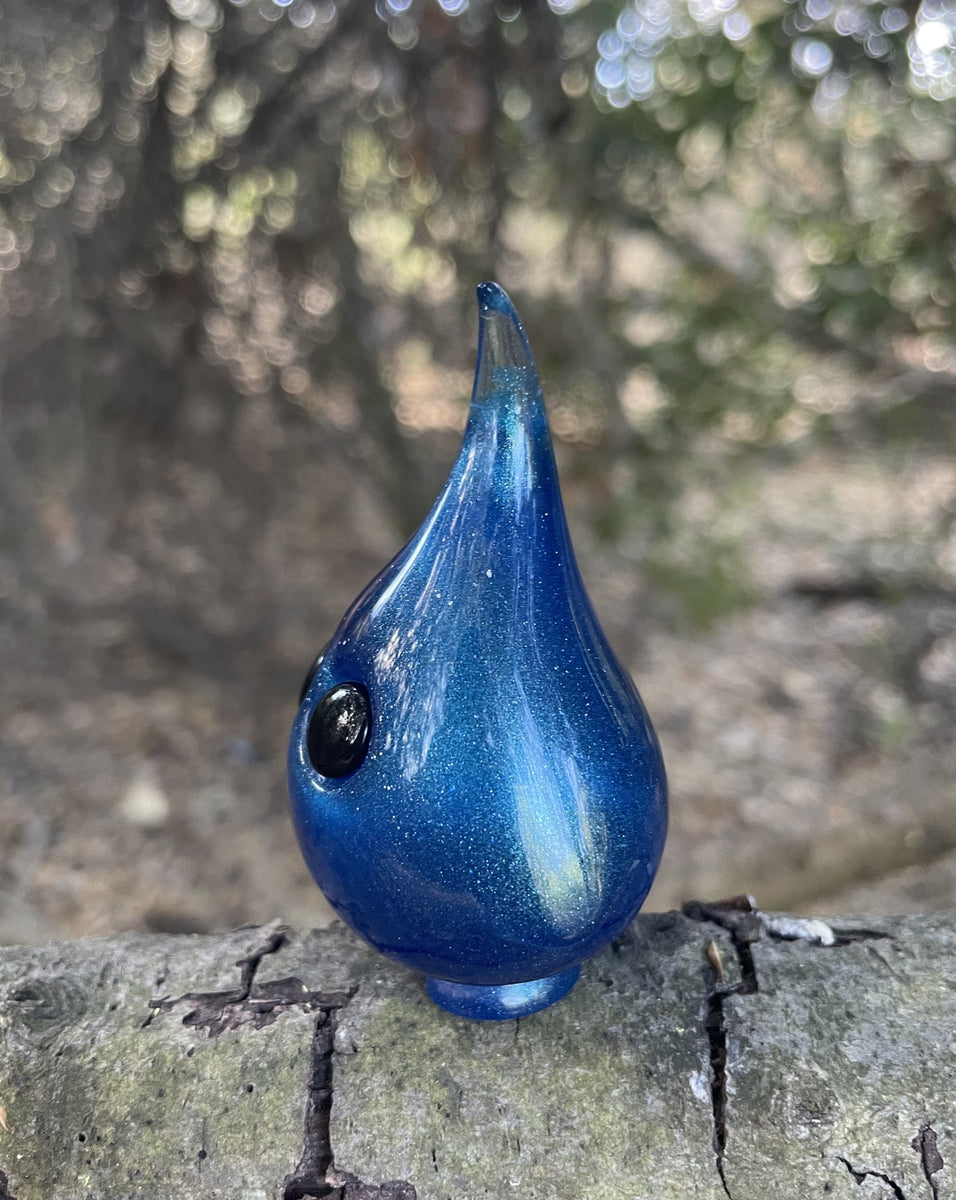 Spark-ling the fire wispling resin art toy, LE10 1yr Anniversary 'Nigh ...