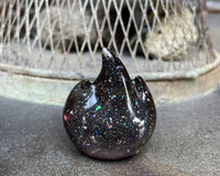Ash-ling the baby fire wispling resin art toy 'Holo Galaxy' Colorway DELAYED
